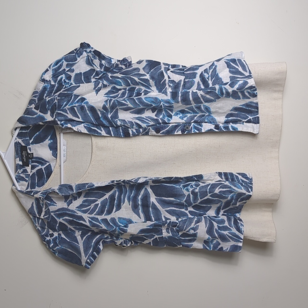 Linen Bundle Tops Button Down and Pop over Blouses Women's PM